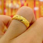 24k gold ring