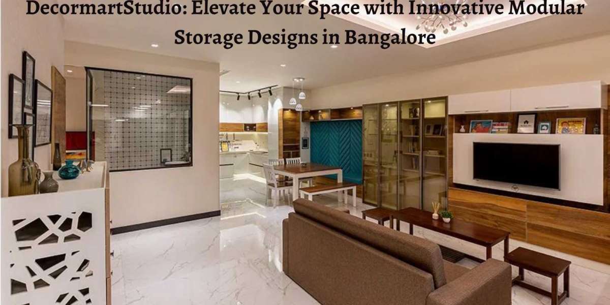 DecormartStudio: Elevate Your Space with Innovative Modular Storage Designs in Bangalore