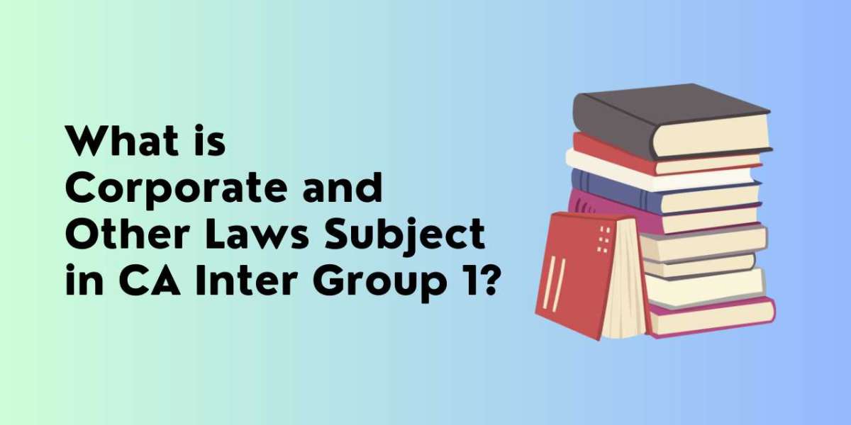 What is Corporate and Other Laws Subject in CA Inter Group 1?