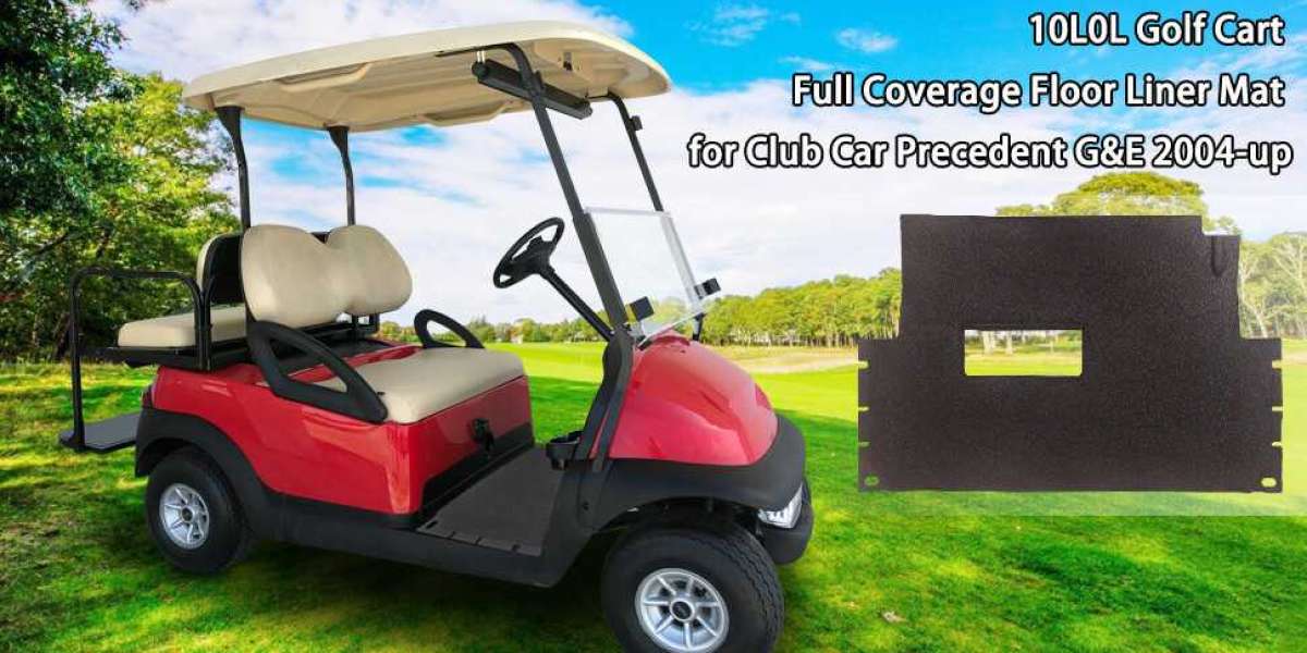 High-quality floor mats enhance your golf cart's interior