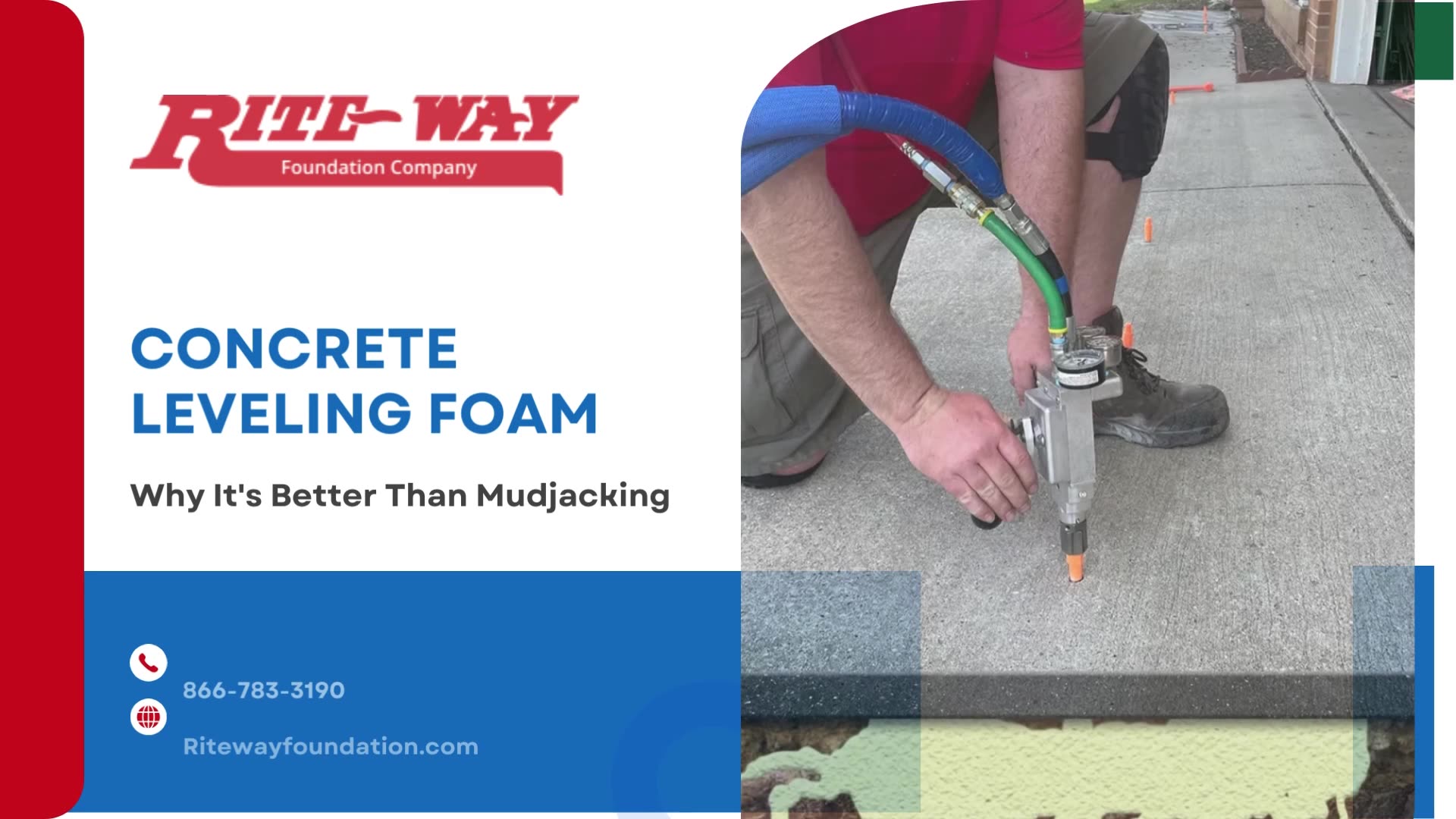 Concrete Leveling Foam: Why It's Better Than Mudjacking