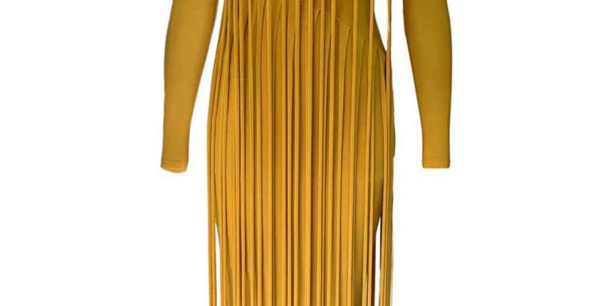 Embrace Effortless Elegance: The Mustard Fringe Dress Phenomenon