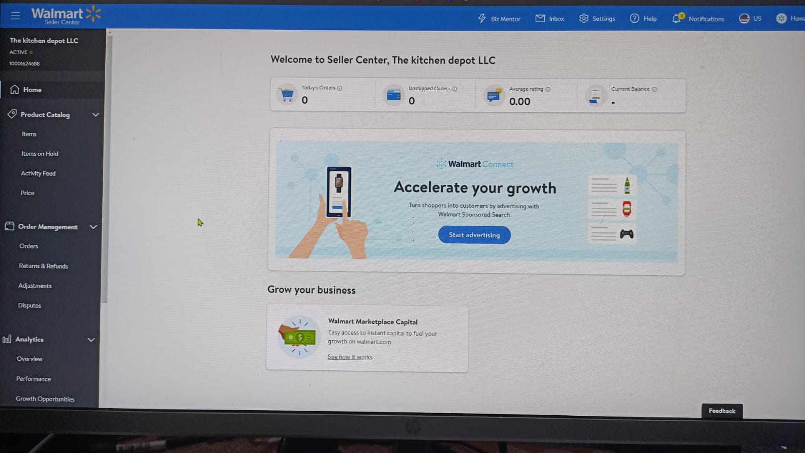 Buy Walmart Seller Account | 100% Ready to use walmart store