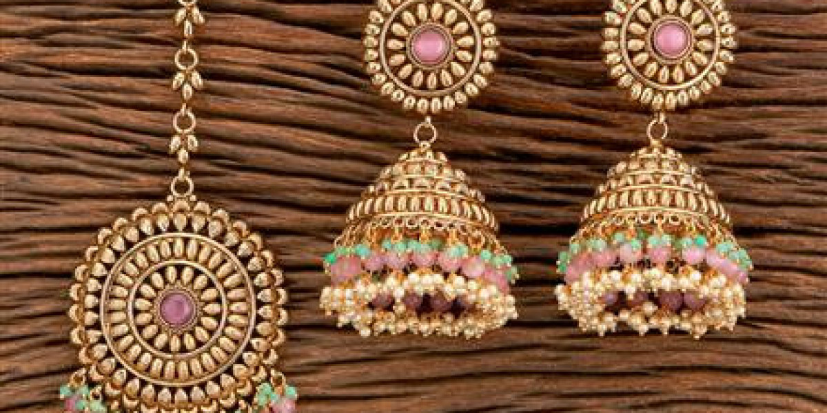 Antique Earring Tikka Jewellery