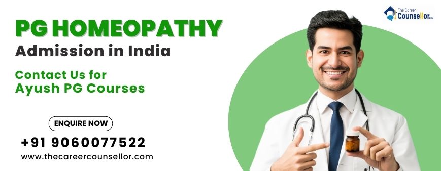 PG Homeopathy Admission: Eligibility, Application & Fees