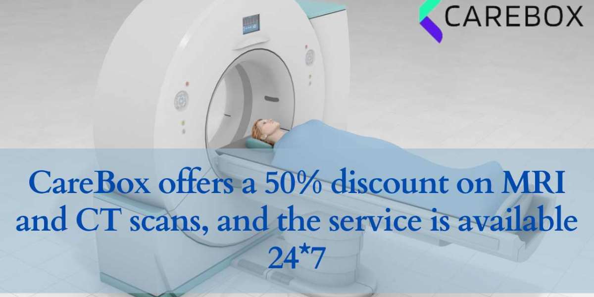 CareBox offers a 50% discount on MRI and CT scans, and the service is available 24*7