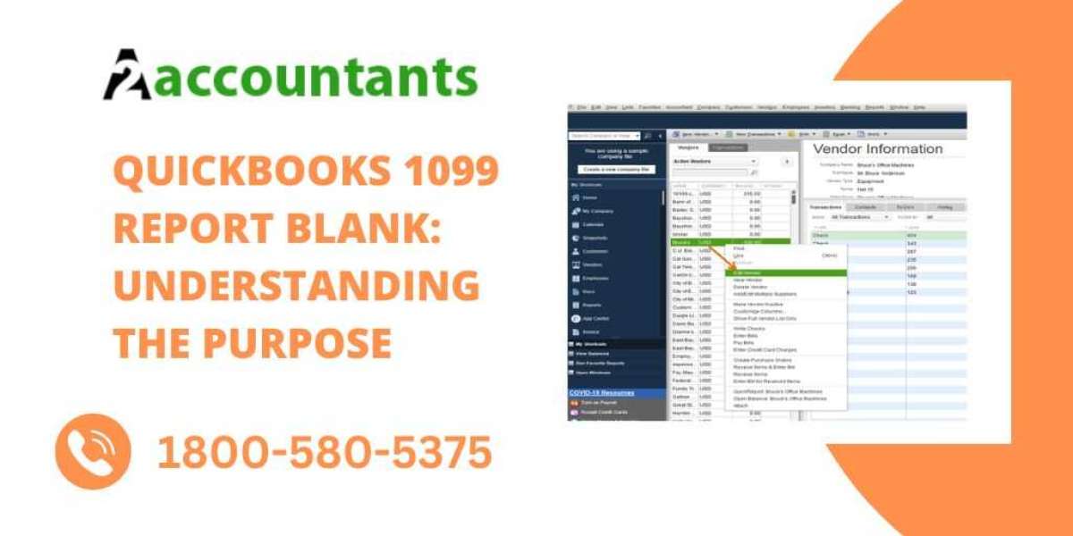 QuickBooks 1099 Report Blank: Understanding the Purpose