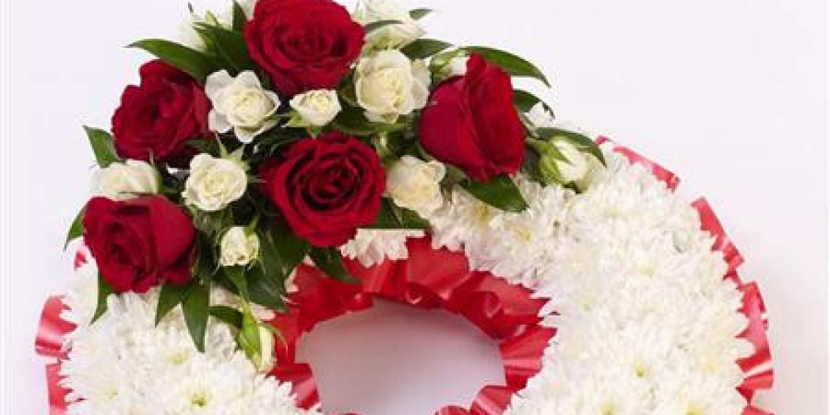How do you make a funeral wreath with real flowers
