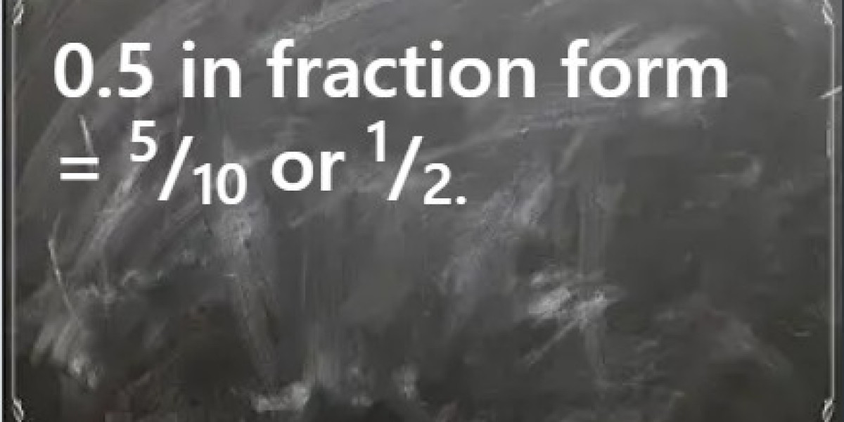 Expressing 0.5 as a Fraction: Clarifying Mathematical Notation