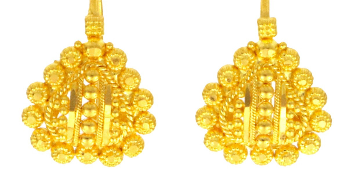 Radiant Simplicity: The Charm of Indian Gold Studs