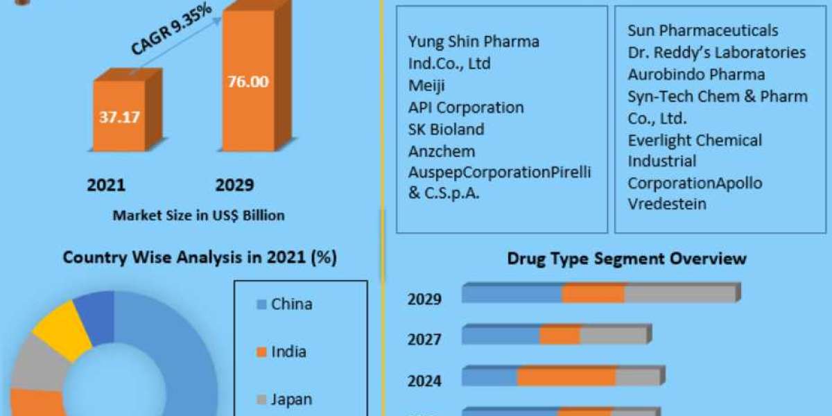 Asia Pacific Active Pharmaceutical Ingredients Market Share, Trend, Segmentation and Forecast to 2029