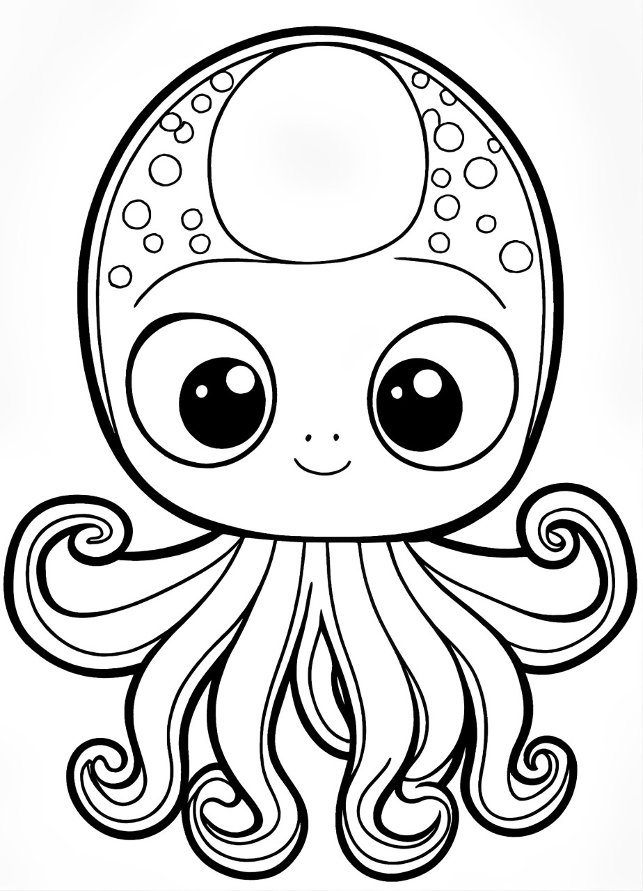 Mollusks Coloring Pages Free Online For Kids!