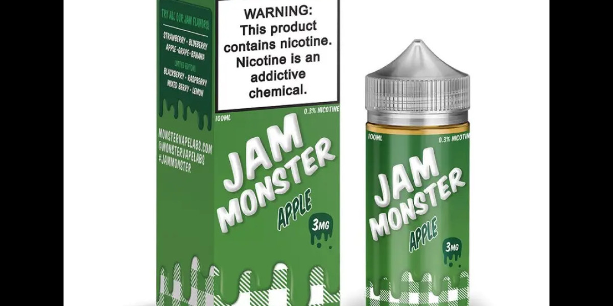 Apple E-Liquid Jam Monster 100ml Vape Device
