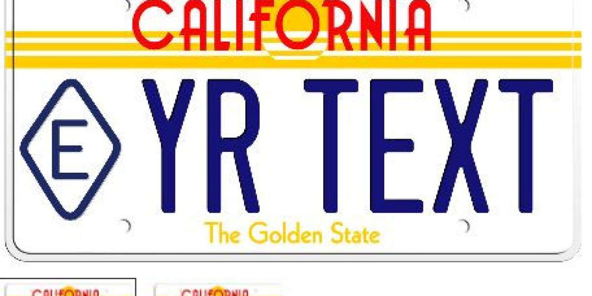 1984 State Exempt California License Plate the Golden State