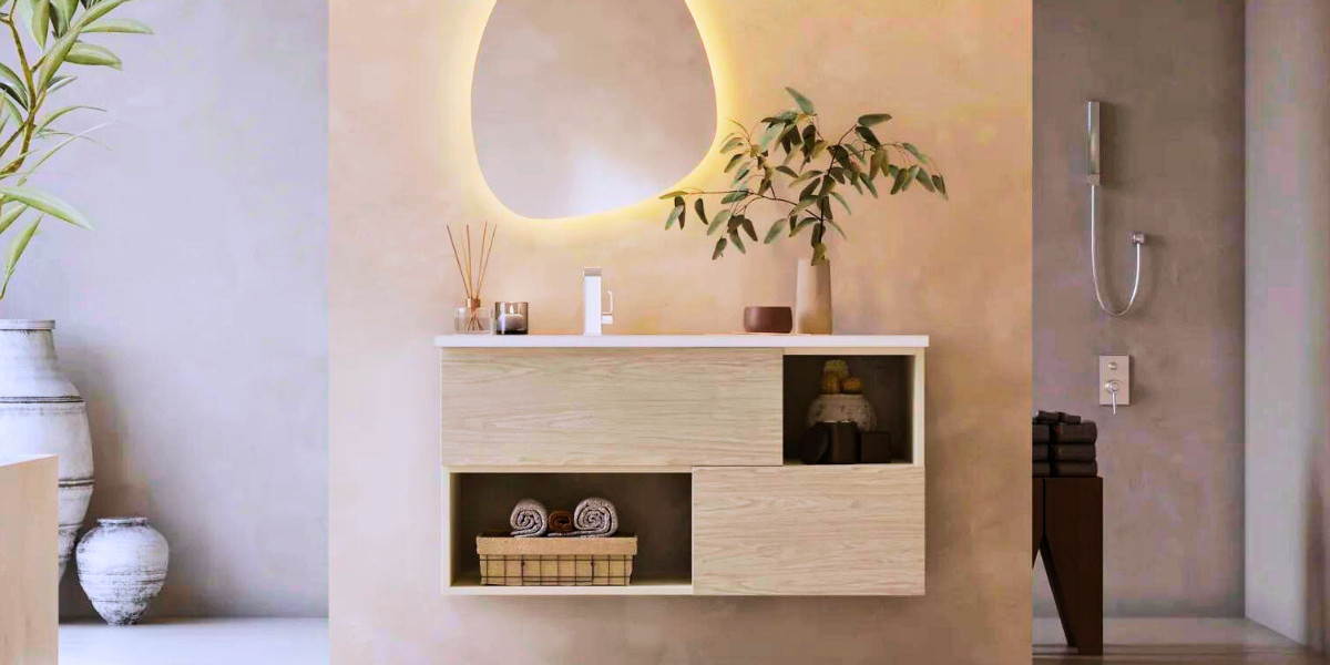 Modernize your space with floating hanging Vanities