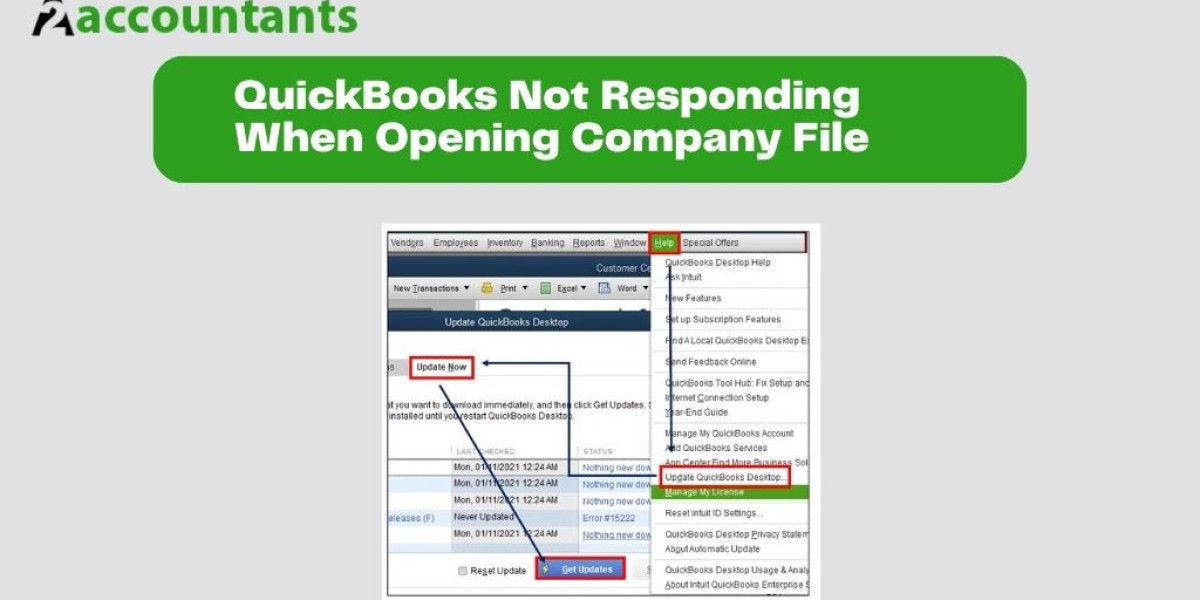 QuickBooks Not not When Opening Company a company file.