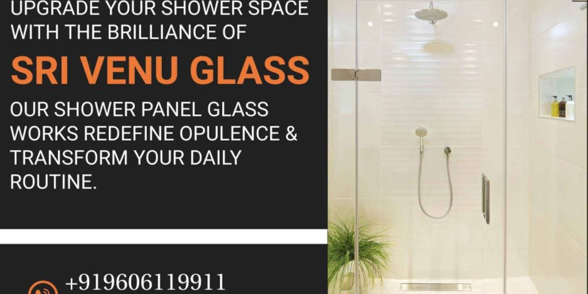 bathroom separator glass