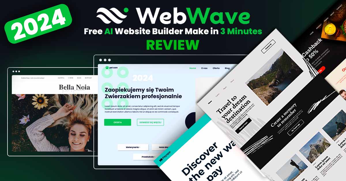 WebWave AI Review 2024: Free AI Website Builder Make in 3 Min