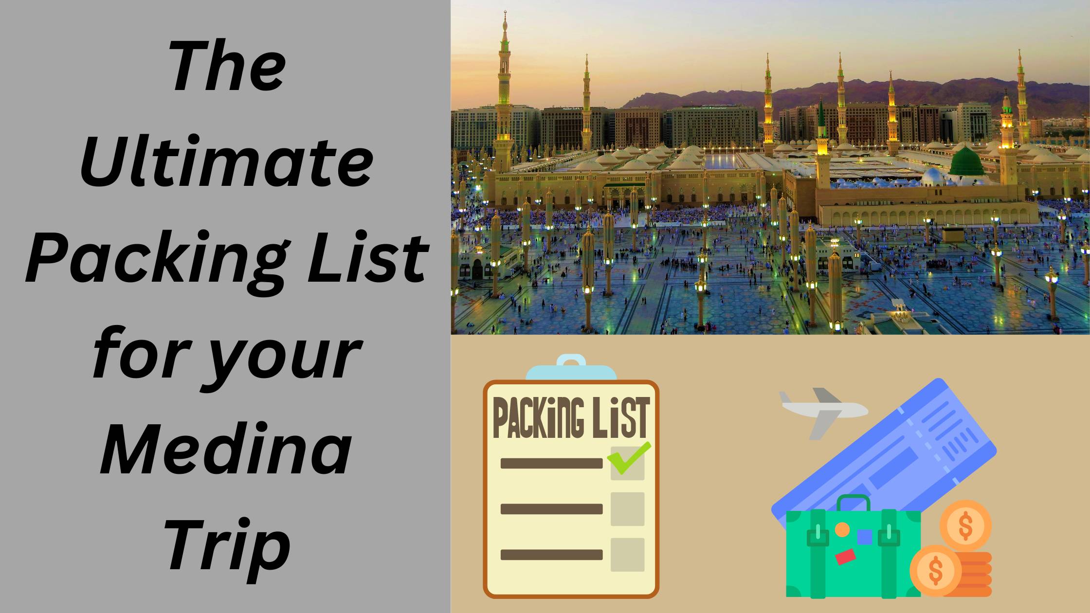 The Ultimate Packing List for your Medina Trip | Article Terrain