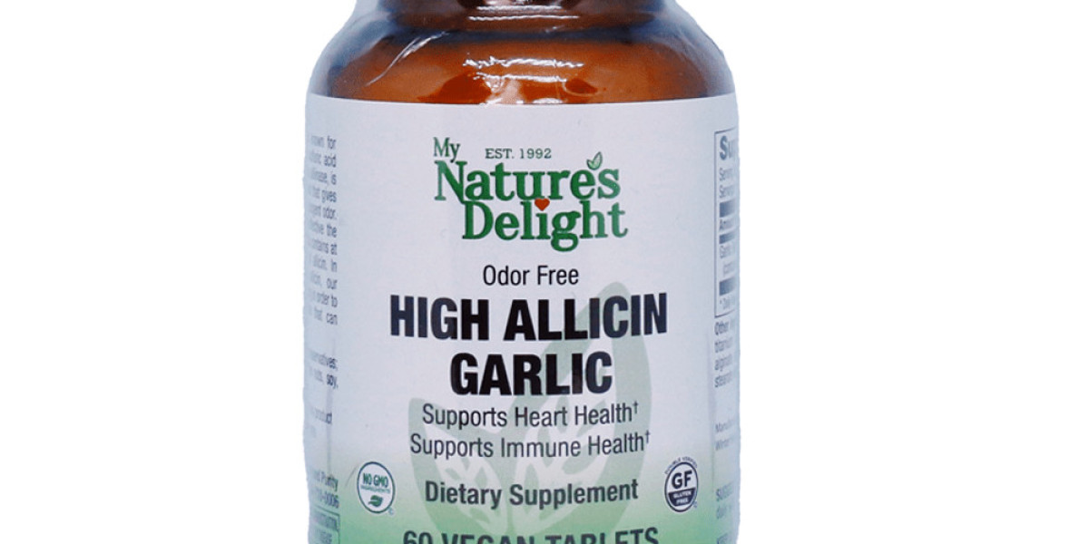 High Allicin Garlic 500 mg Odor Free – 60 Vegan Tabs