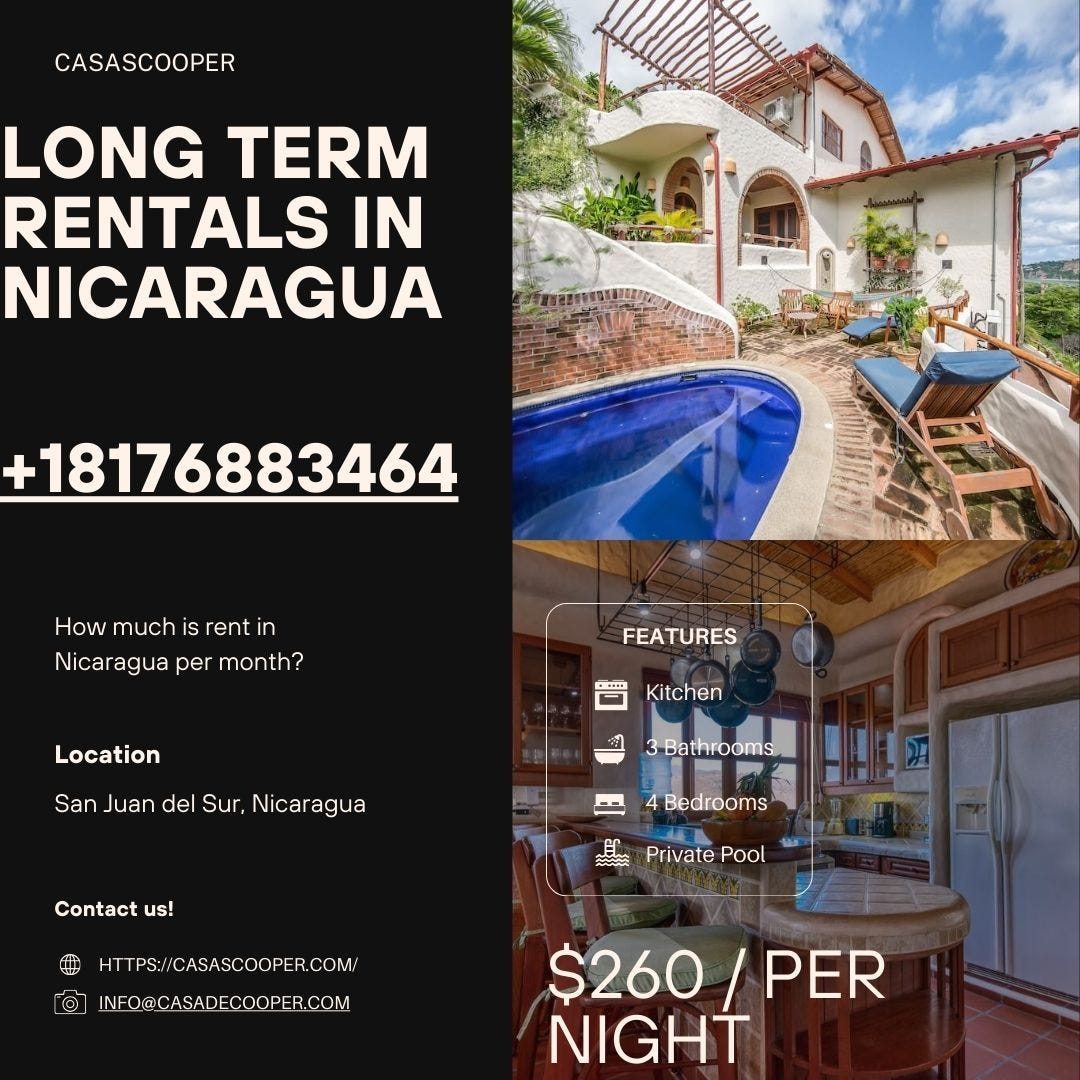 The Best Vacation Rentals in Nicaragua ?-+18176883464? | by casascooper | Jun, 2024 | Medium