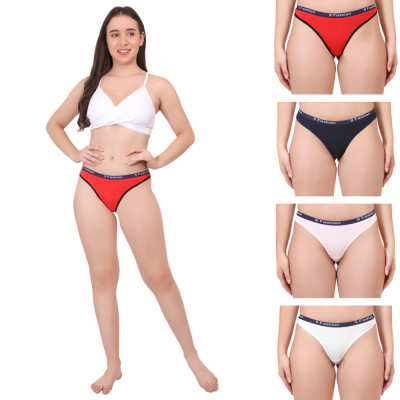Sporty Cotton Thongs Pack For Women Profile Picture