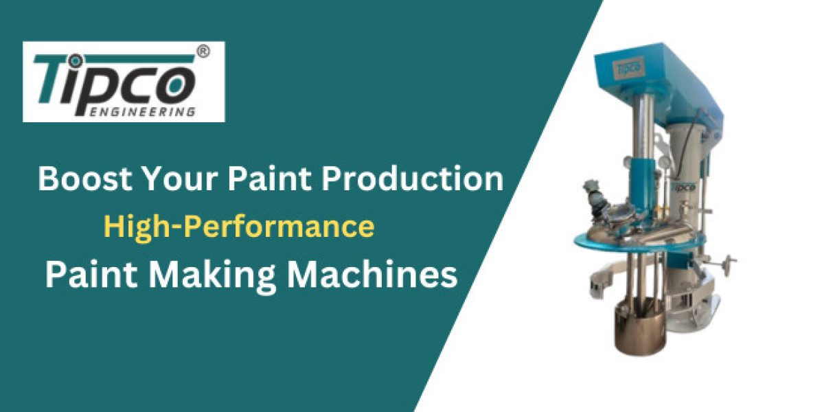 Boost Your Paint Production: High-Performance Paint Making Machines