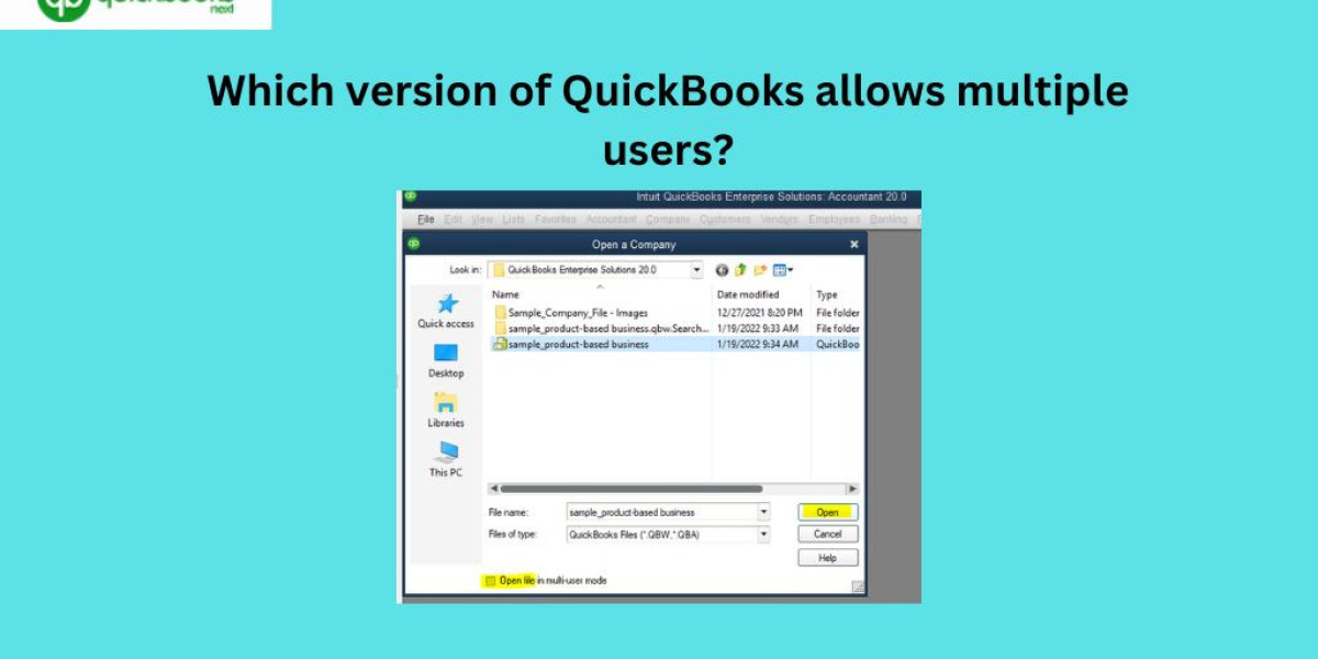 Which version of QuickBooks allows multiple users?