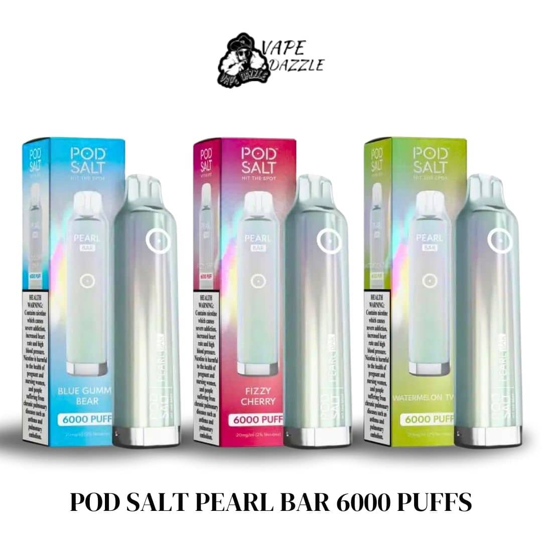 pod salt pearl bar 6000 puffs | vapdazzle ae