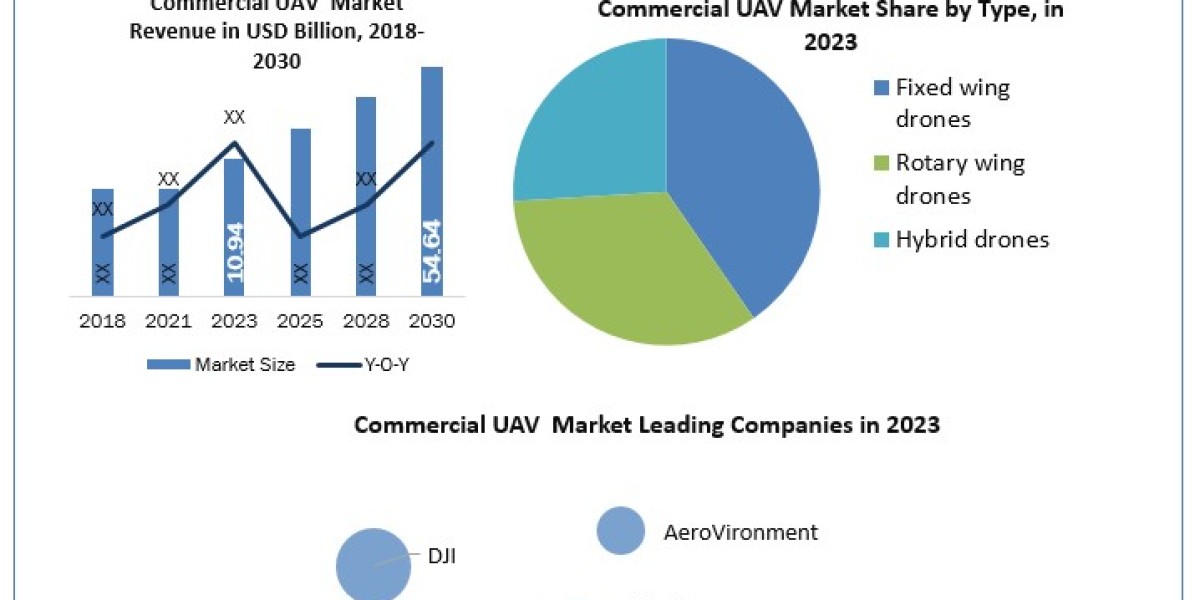 Commercial UAV Industry Emerging Growth, Top Key Players, Revenue share, Sales, and Forecast till 2030