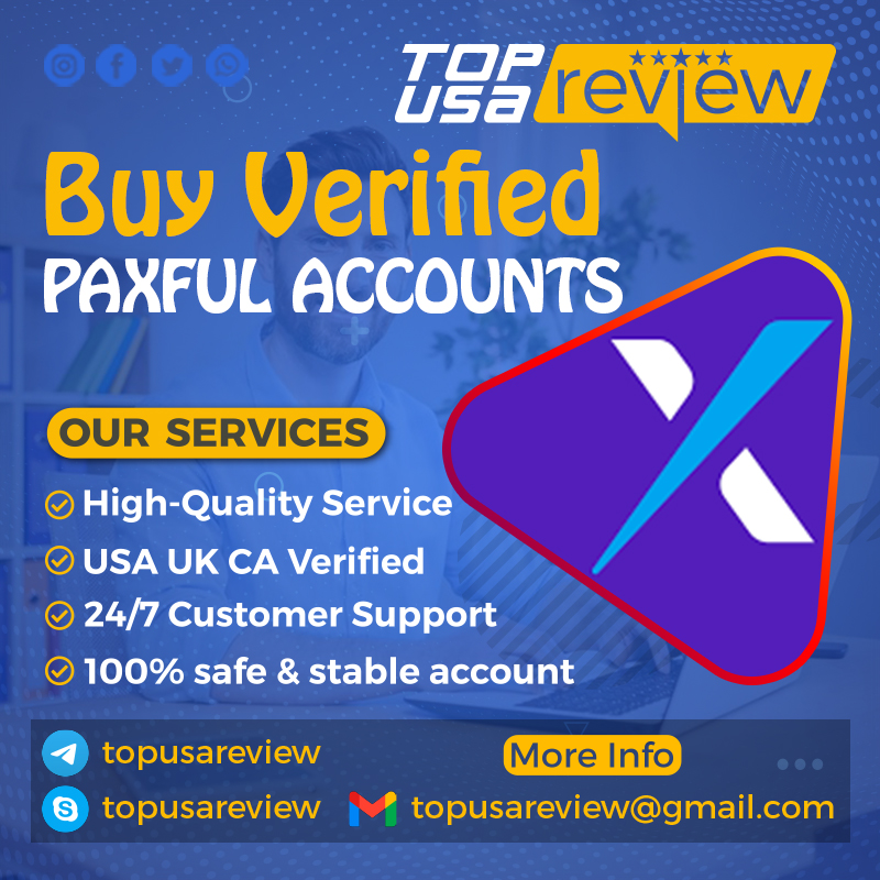 Buy Verified Paxful Accounts - All Documents Fully Verified