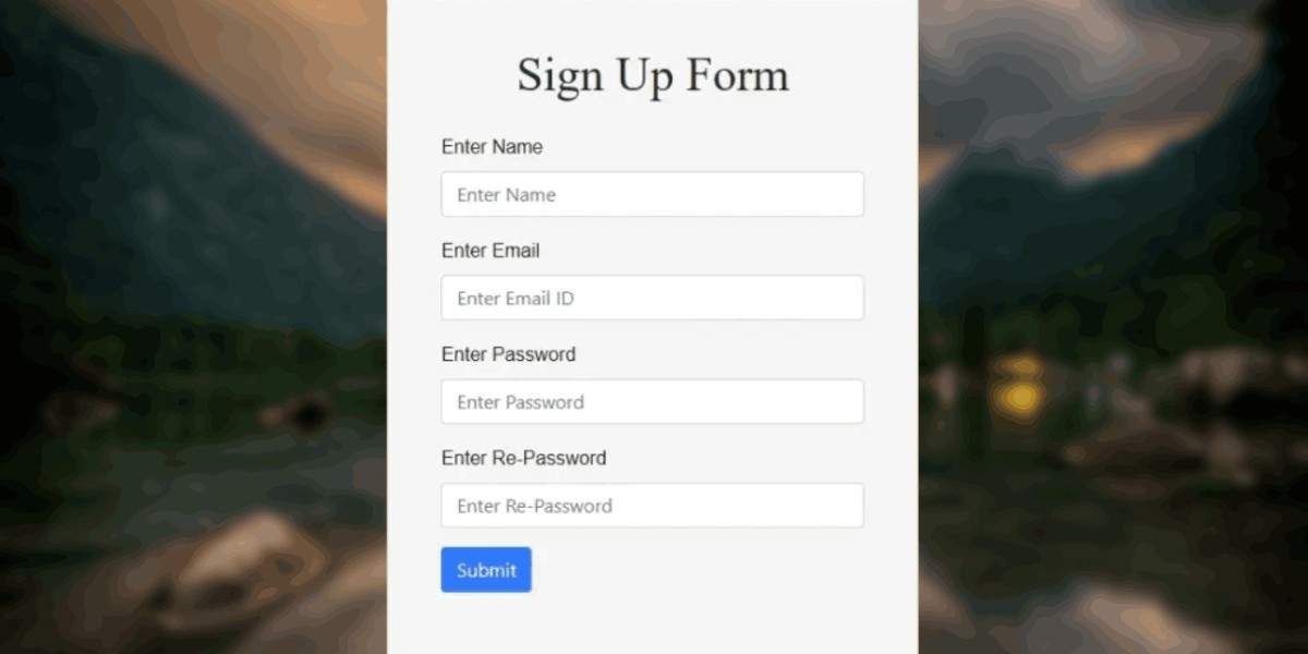 How to Create Complete SignUp Form