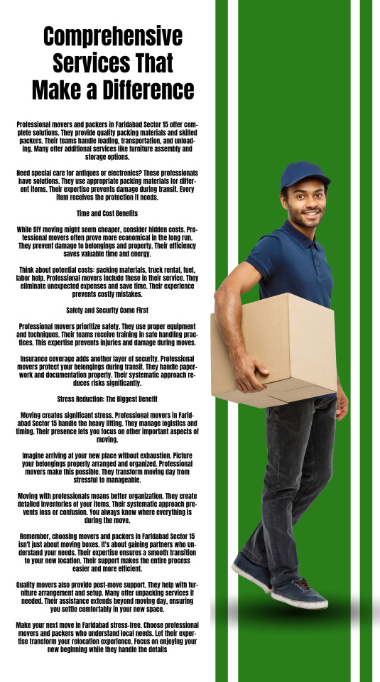 reliable movers and packers in Faridabad