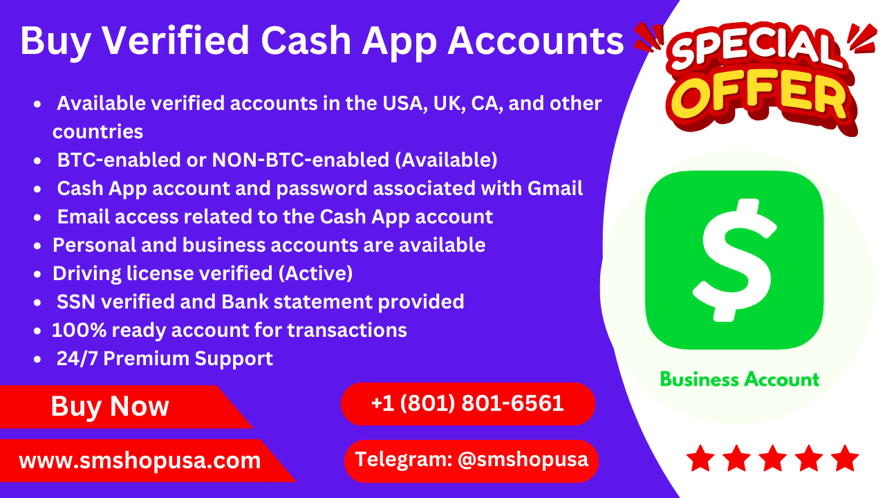 Top 5 Online Platforms to Buy Verified Cash App Account - smshopusa.com