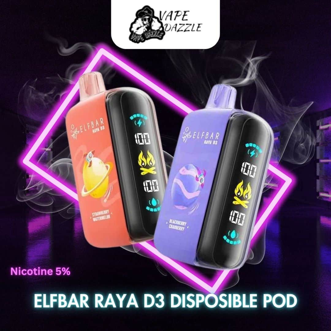 ElfBar Raya D3 25000 puffs 5% (50mg) Nicotine | vapdazzle