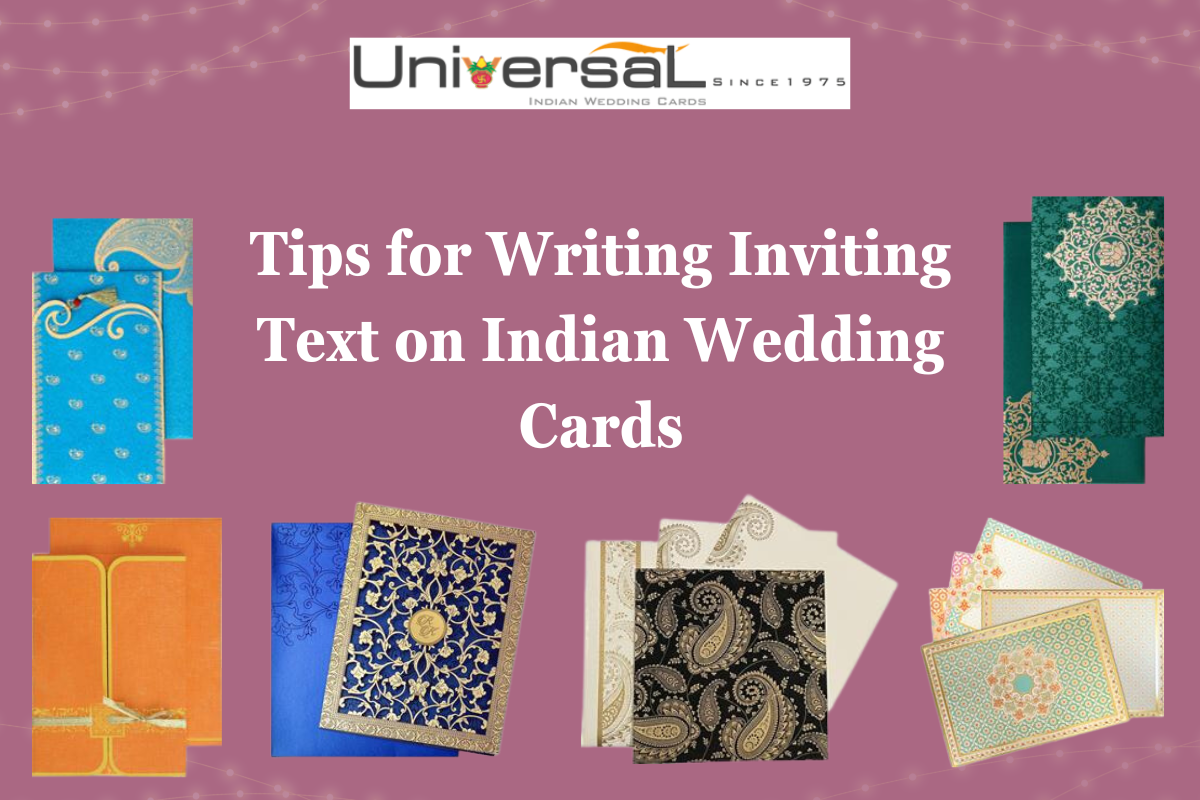 Tips for Writing Inviting Text on Indian Wedding Cards