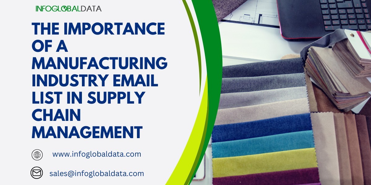 The Importance of a Manufacturing Industry Email List in Supply Chain Management