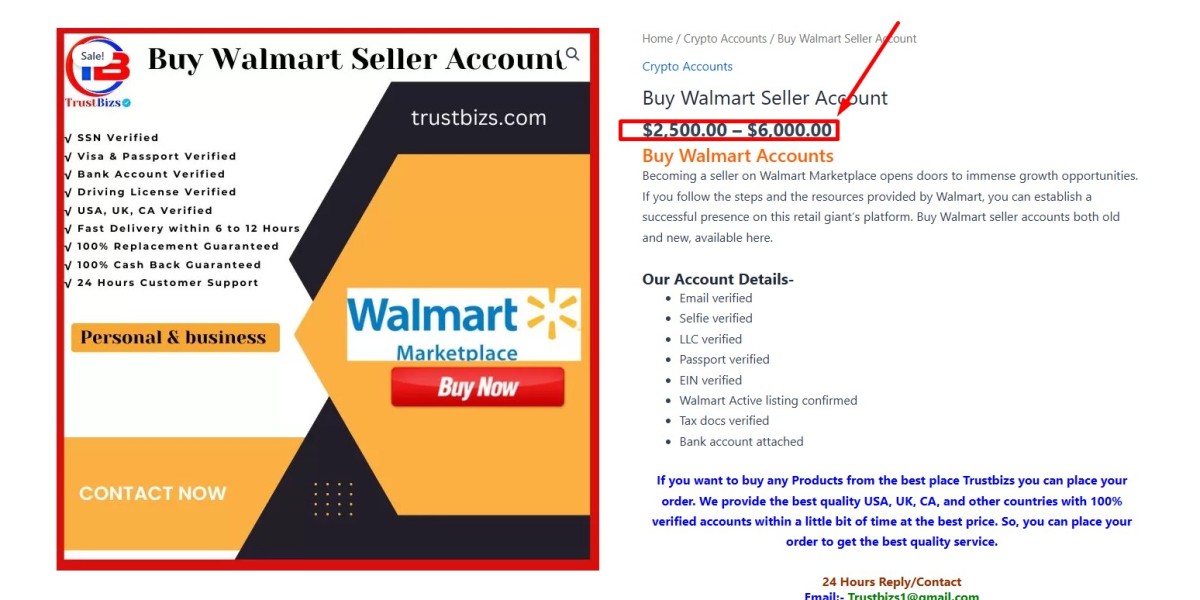 Walmart Marketplace Accounts for Sale