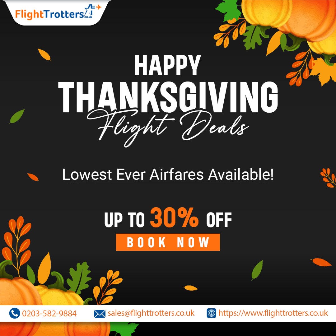 Book Thanksgiving Flights Now — Limited Time Offer! | by Liosmith | Nov, 2024 | Medium