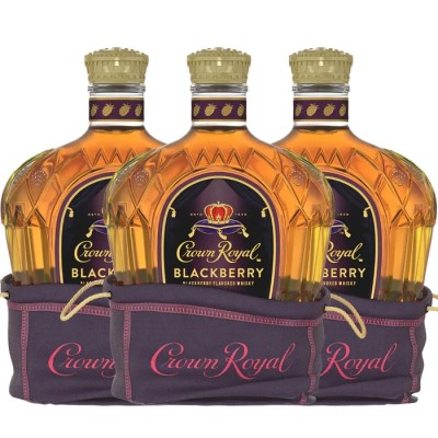 3 Crown Royal Blackberry Flavored Whisky - 750ml Bundle Profile Picture