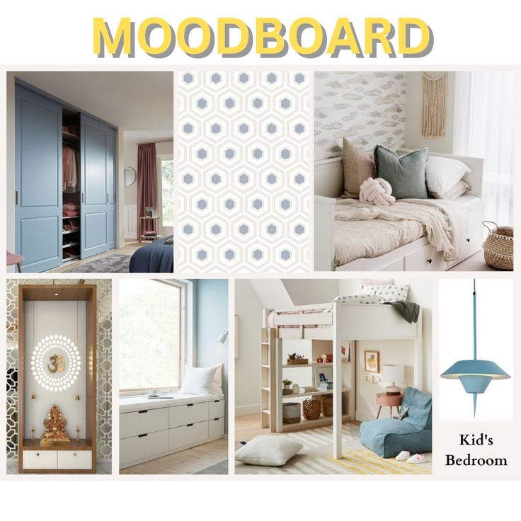 Kid’s Bedroom Moodboard Inspiration in 2024 | Ikea inspired kid's room, Cleaning kids room, Bedroom interior