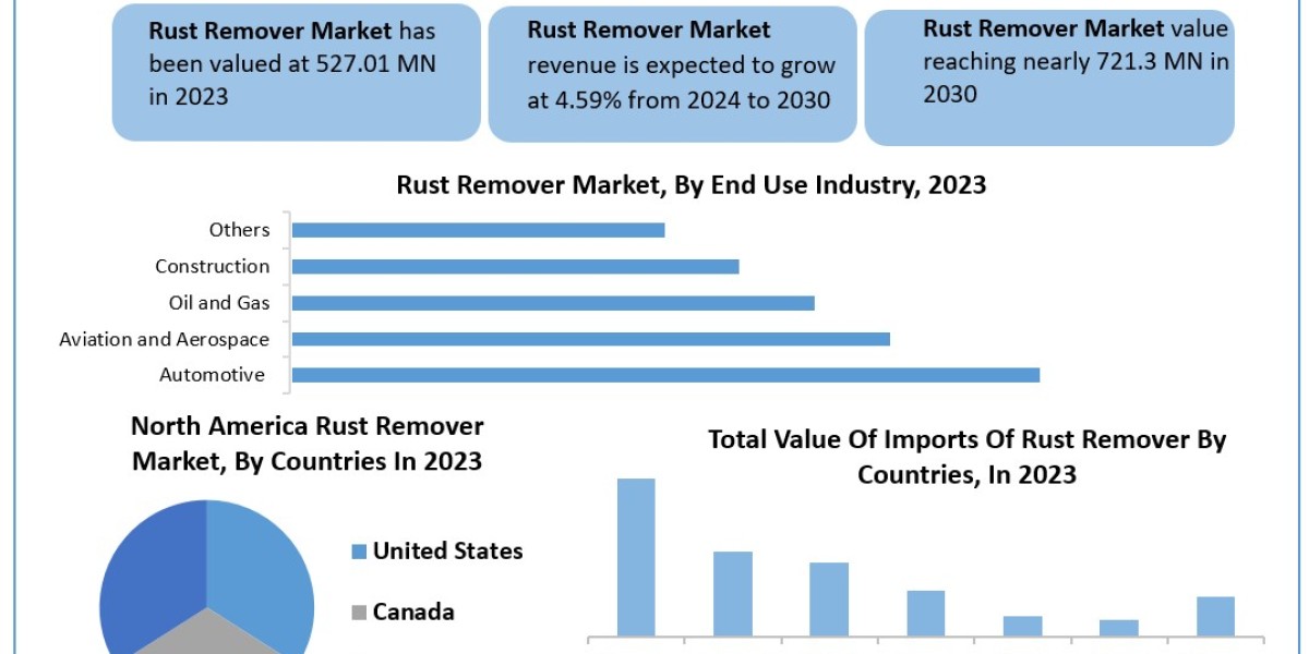 Rust Remover Market	Statistical Snapshot: Size, Share, Revenue, and Worth Statistics | 2024-2030