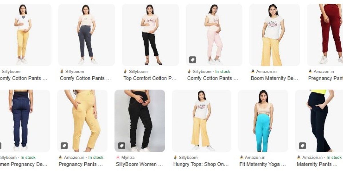 Comfortable and Stylish Pregnancy Wear: Pants, T-Shirts, and Tops by SillyBoom