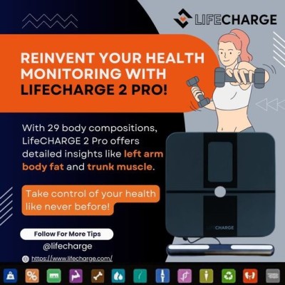 LifeCHARGE Smart Scale 2 PRO, with 29 Body Composition Analyzer and 8 Electrods Profile Picture