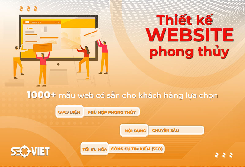 Thiết kế website phong thủy, tử vi theo yêu cầu, trọn gói