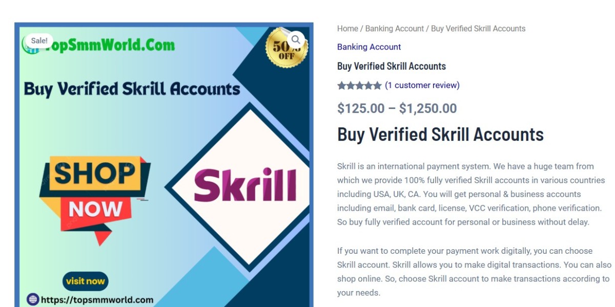 Buy Skrill Accounts – Verified and Secure Options at TOPSMMWORLD