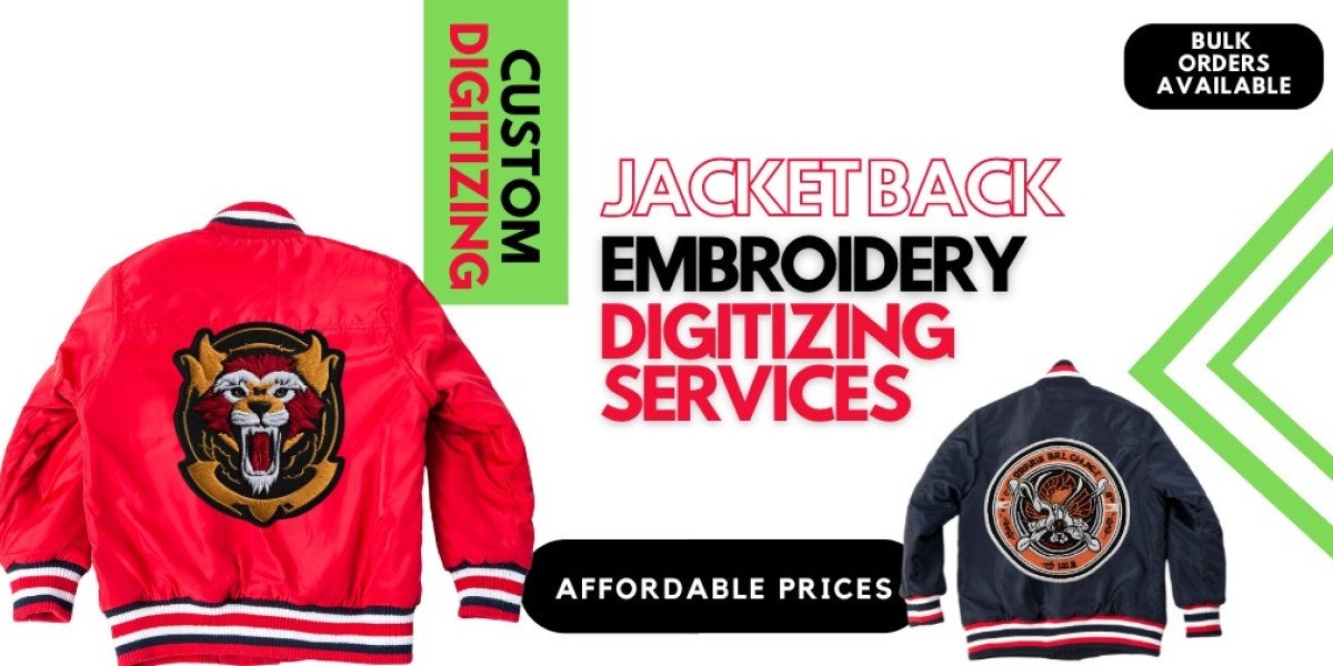 Corporate Logo Jacket Back Digitizing Services