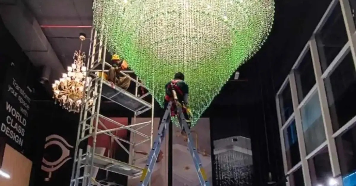 Chandelier Cleaning