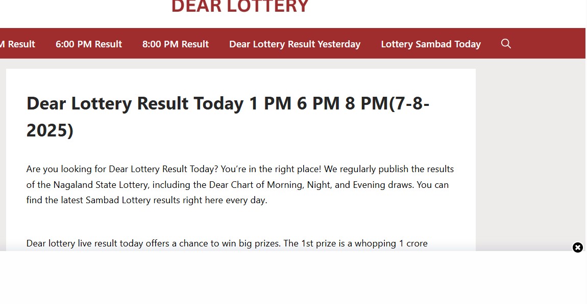 Dear Lottery