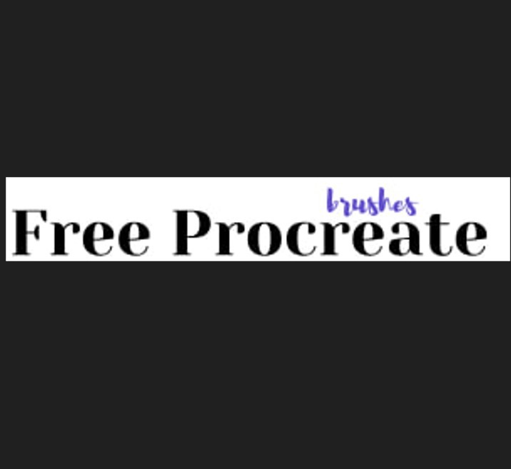 Free Procreate Brush